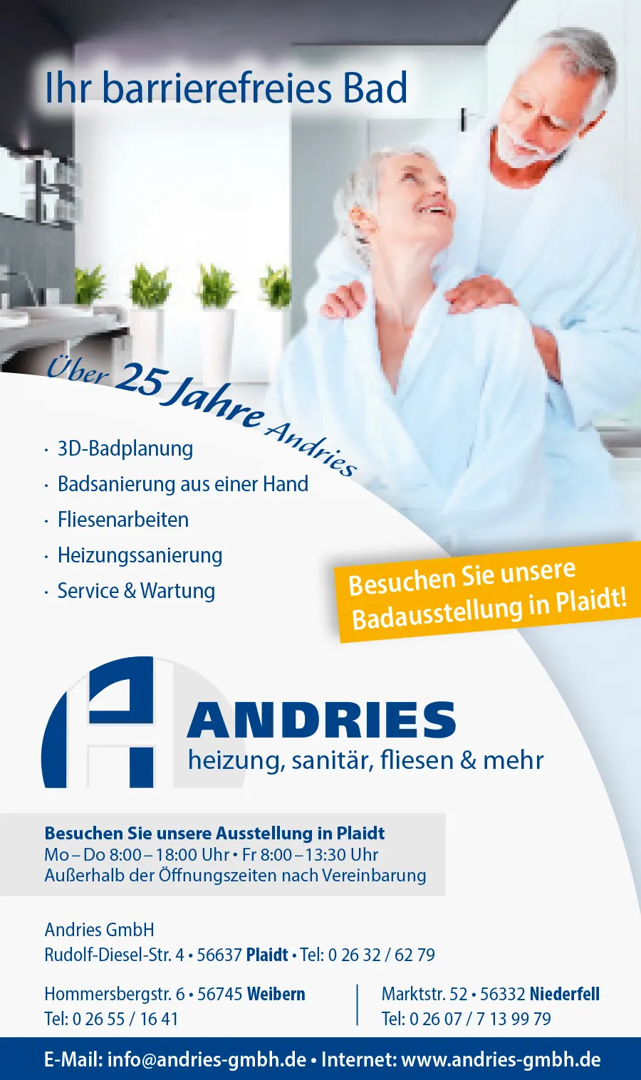 Andries GmbH Anzeige