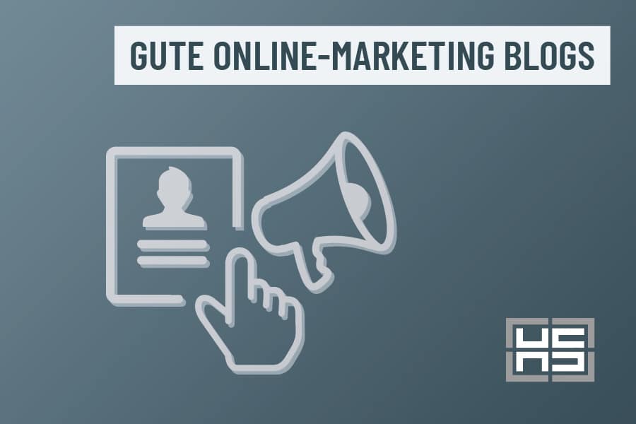 Grafik stellt gute Online-Marketing Blogs dar