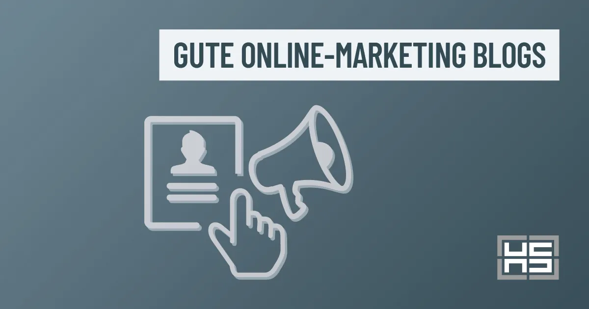 Grafik zeigt gute Online-Marketing Blogs
